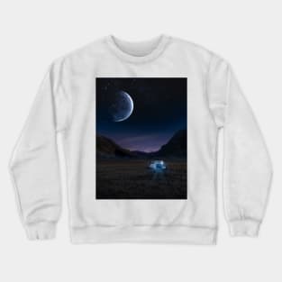 Space Pod Fields Crewneck Sweatshirt